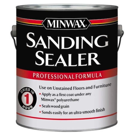 Minwax Sanding Sealer Satin Clear Water-Based 1 gal 157000000